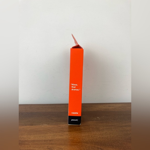 Amazon Fire TV Stick 4K OPEN BOX NEVER BEEN USED Orange And Black Color way - Picture 2 of 7